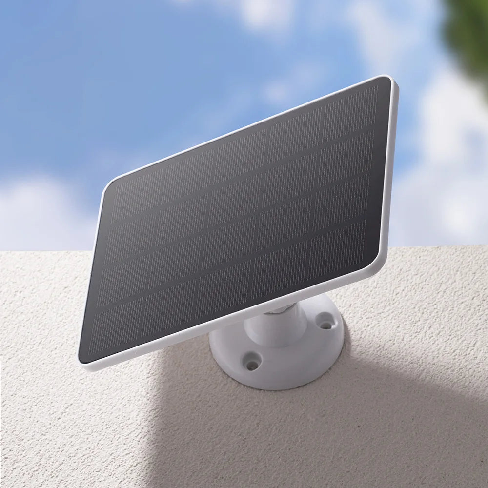 20W IP Security Camera Charger IP65 Waterproof Portable Solar Panel 360 Rotating for Ring Spotlight Camera/Ring Stick Up Camera