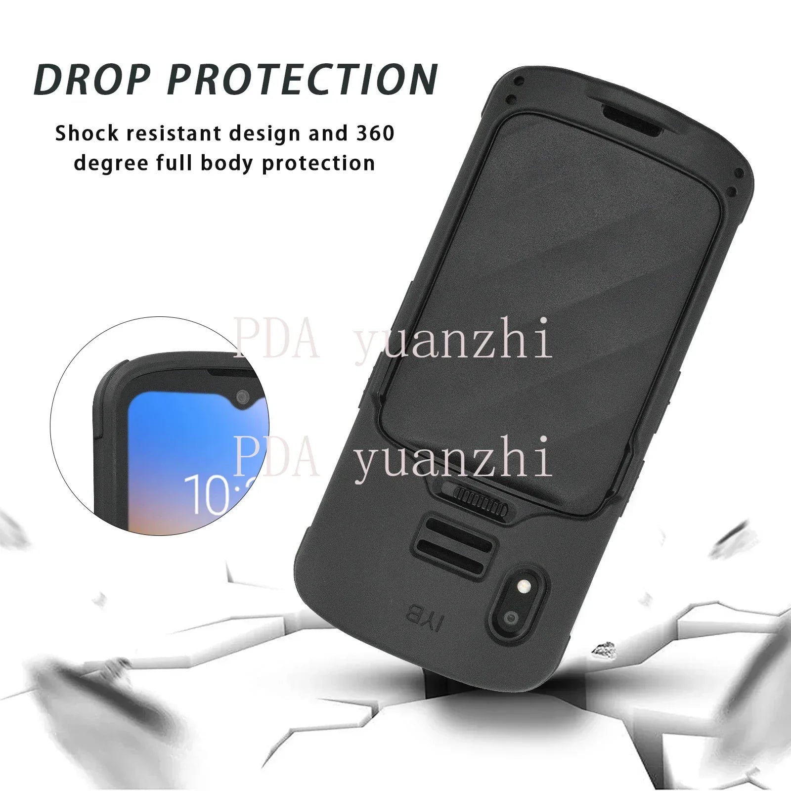 NEW Protect Cover for Zebra TC15 ,Anti Drop Soft Rubber