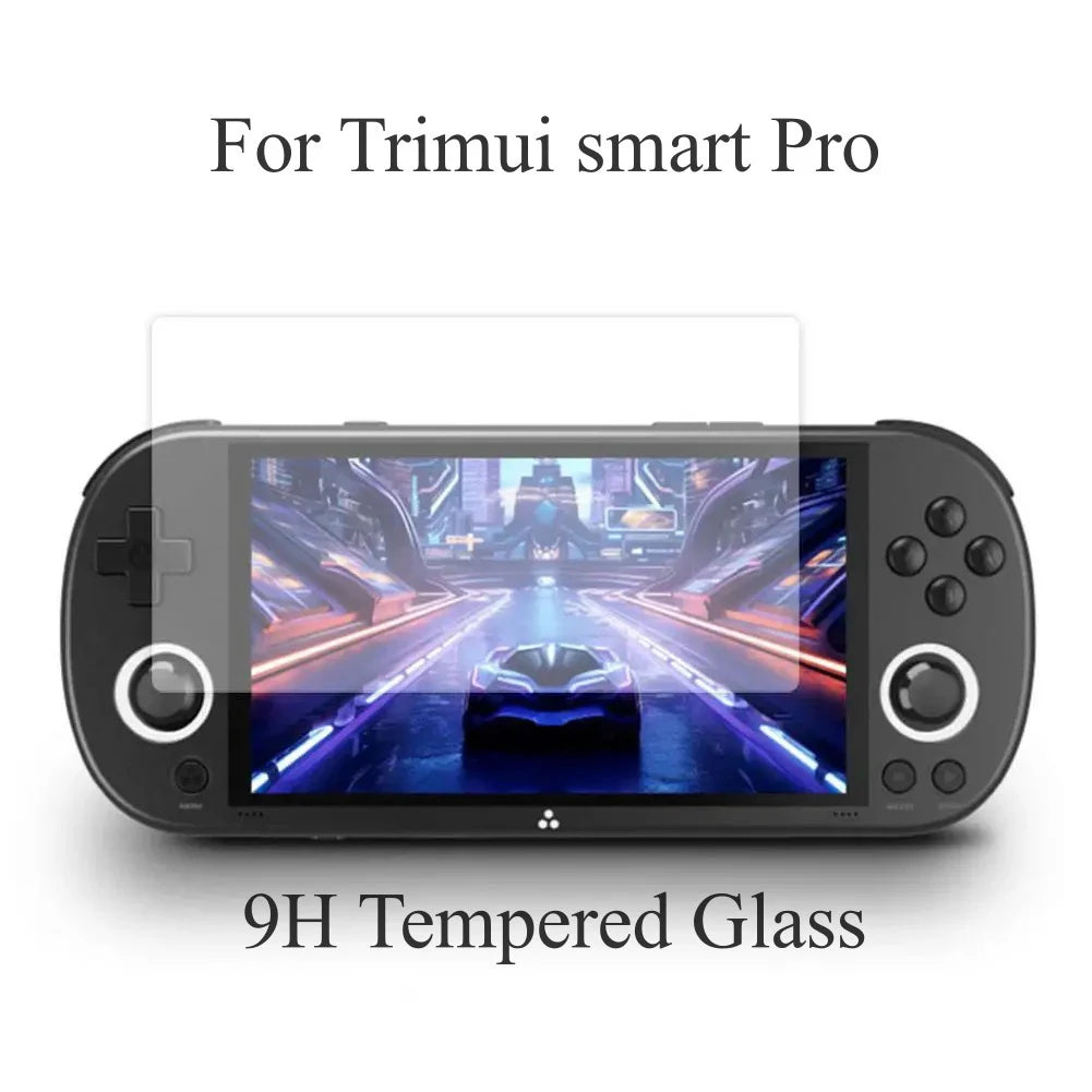 Trimui Smart Pro Tempered Glass Screen Protector with 9H High Definition for Game Console Protection and Clarity