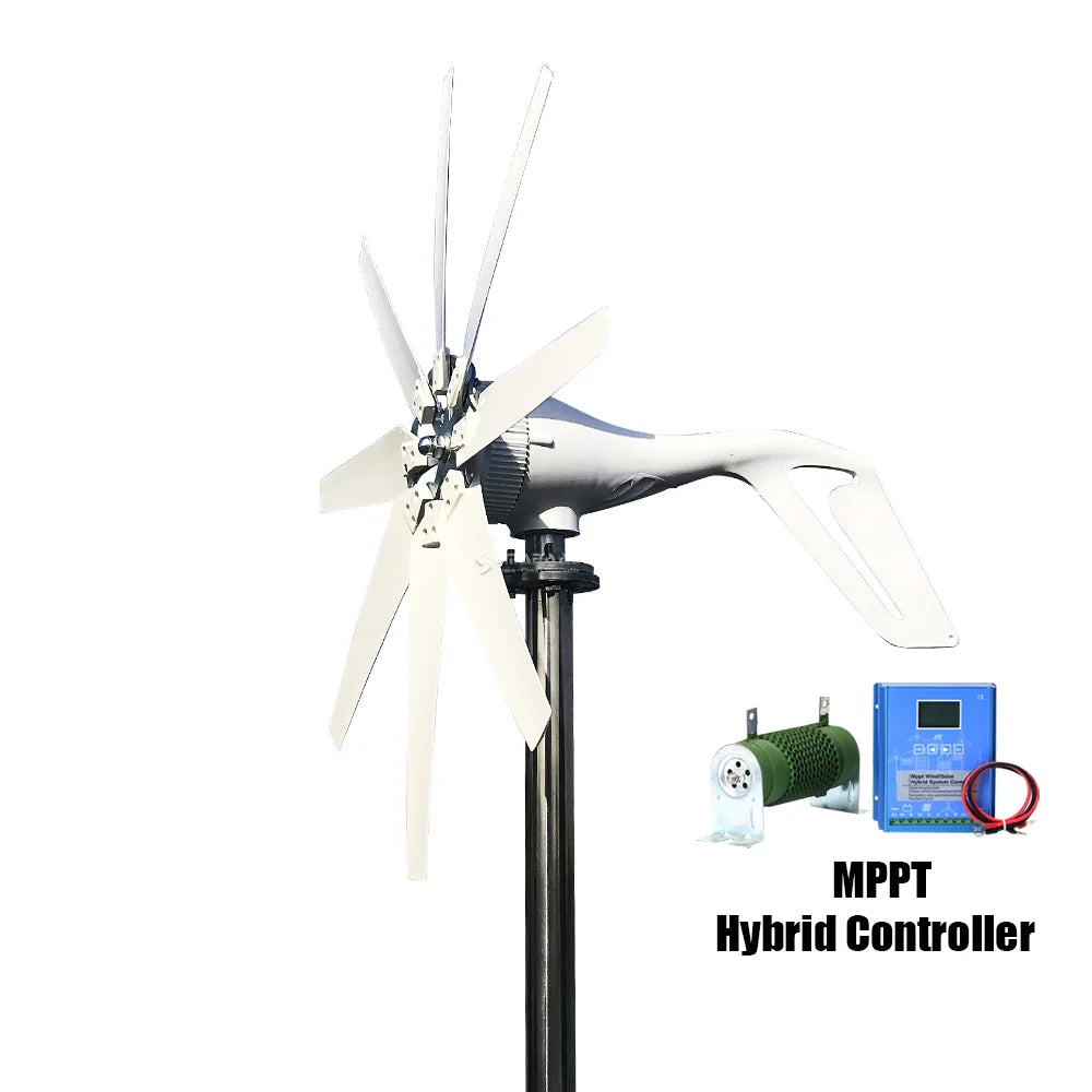 US EU Delivery1000W Horizontal Turbine 12V/24V/48V Low Noise Household 220V Poland Brazil Russia Warehouse Rapid Delivery