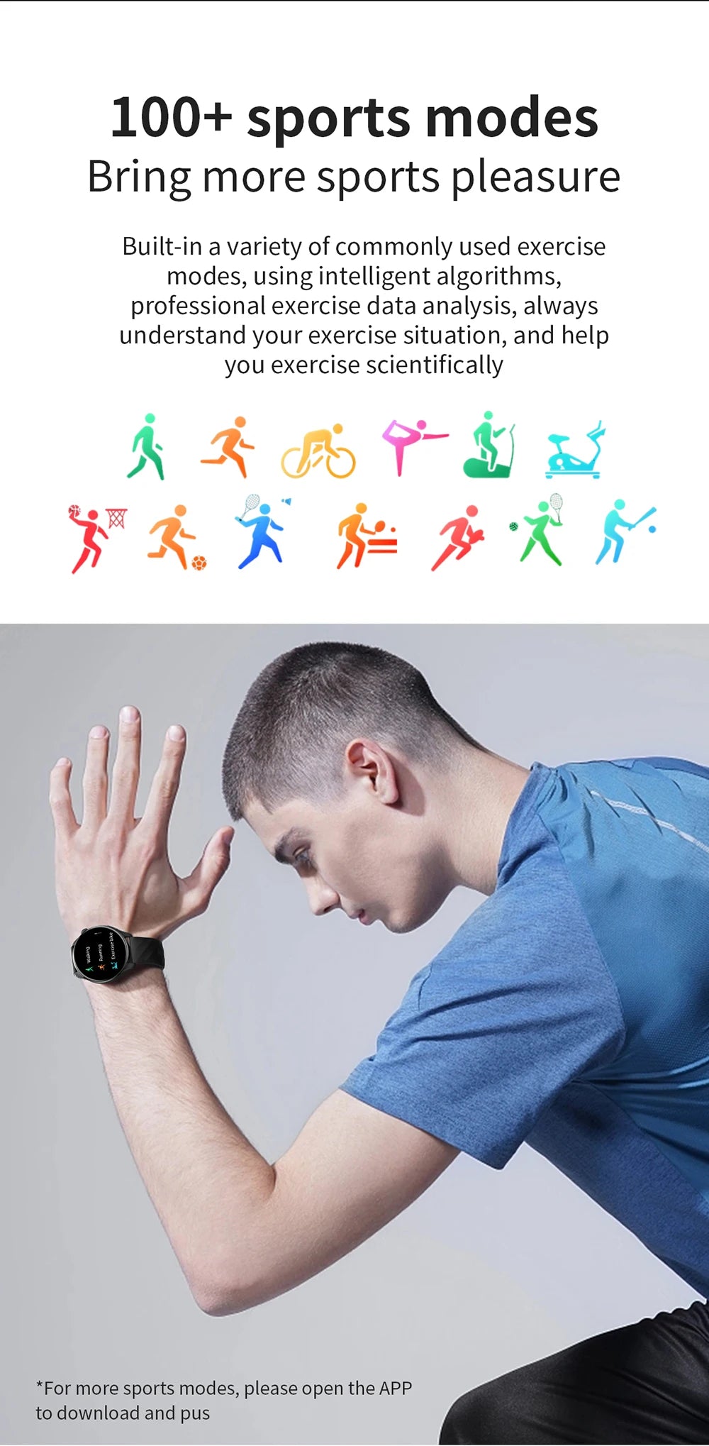 KUMI GW3 Pro Smartwatch 1.43" AMOLED Display IP68 Waterproof Bluetooth 5.2 Fitness Watch Heart Rate Blood Oxygen Tracker