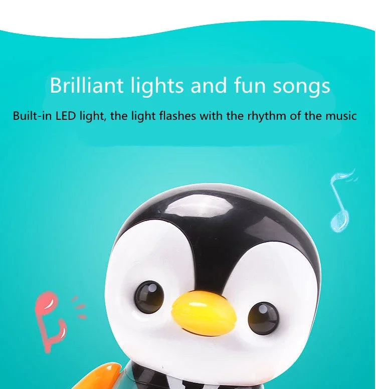 Music Penguin Electric Dancing Toy Robot Fun Educational Vocal Toy for All ages Boys Girls Interactive Learning and Playtime Fun