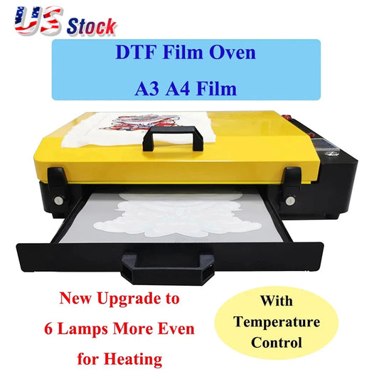 A3 A4 DTF Film Oven Heating Pads PET Film Curing Device Hot Melt Powder DTF Oven Direct To Film Printing Film Heater Hot Dryer