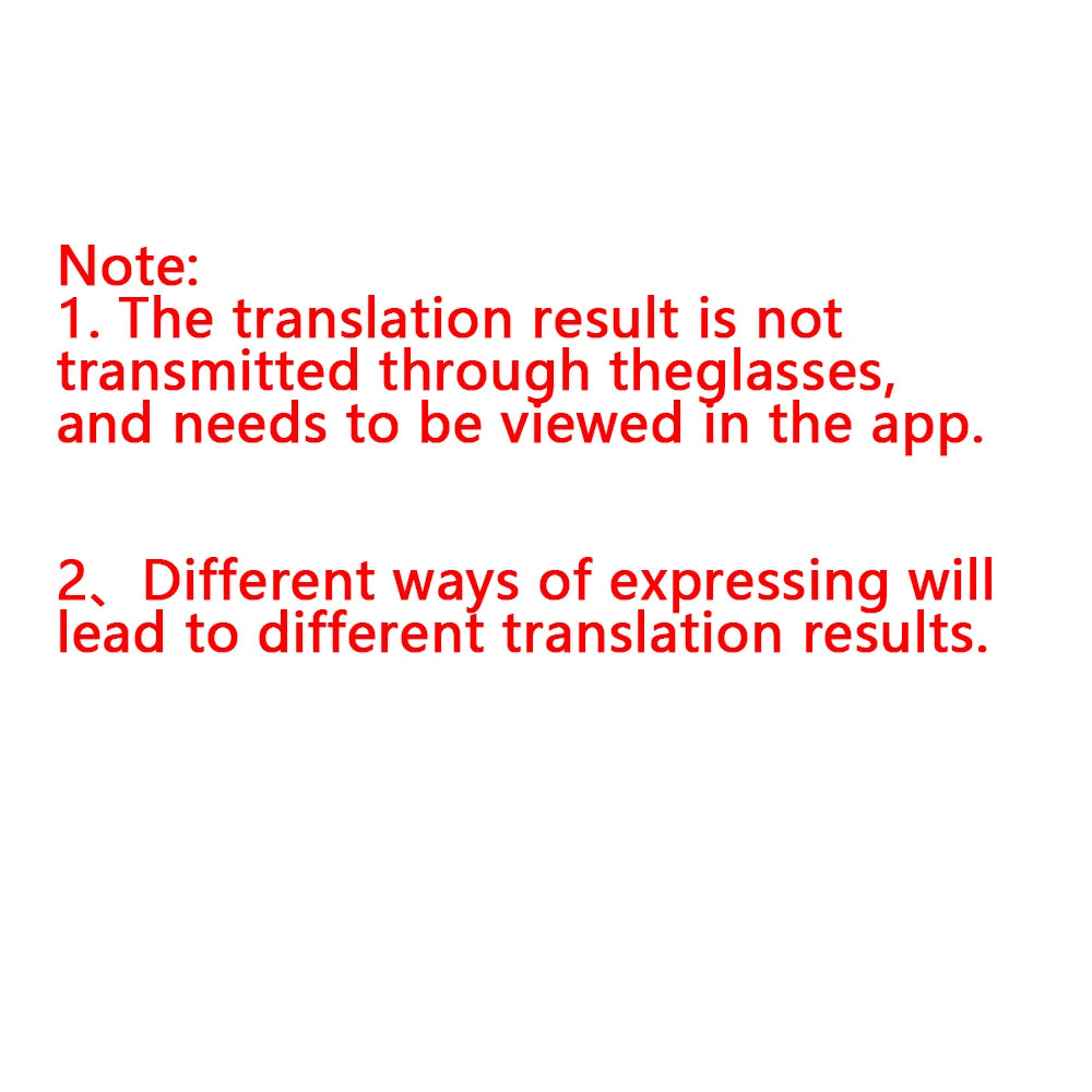 SENBONO Smart Glasses AI Translation Glasses 100+ Languages Real-time Translation Bluetooth Music Built-in Mic & Speakers