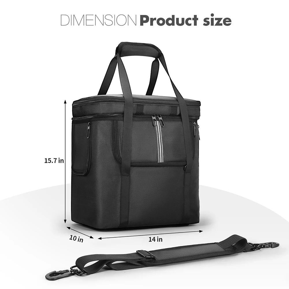Carrying Case for BLUETTI Portable Power Station AC180 Bag Waterproof Anti-drop with Shoulder Strap & Handle Protective Case
