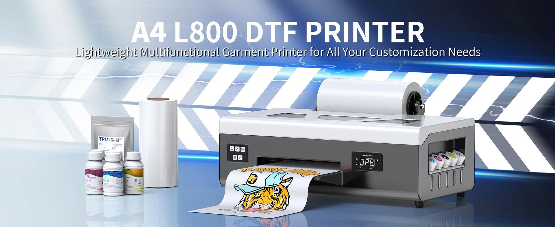 A4 DTF Printer L805 a4 dtf transfer printer for Epson l805 dtf printer bundle A4 t shirt printing machine with A4 dtf oven kits