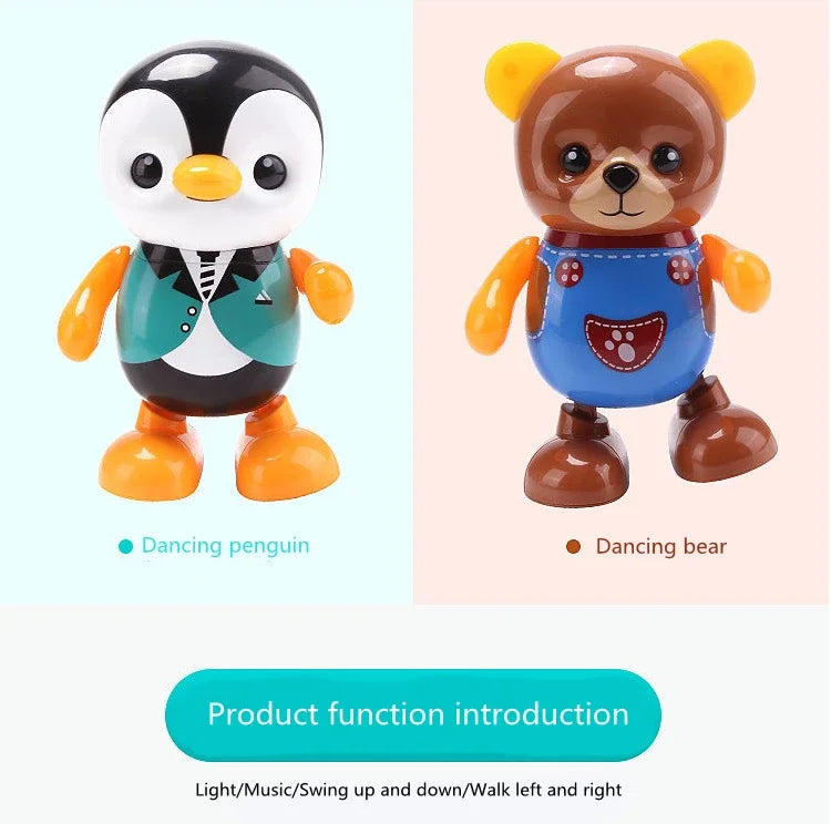 Music Penguin Electric Dancing Toy Robot Fun Educational Vocal Toy for All ages Boys Girls Interactive Learning and Playtime Fun