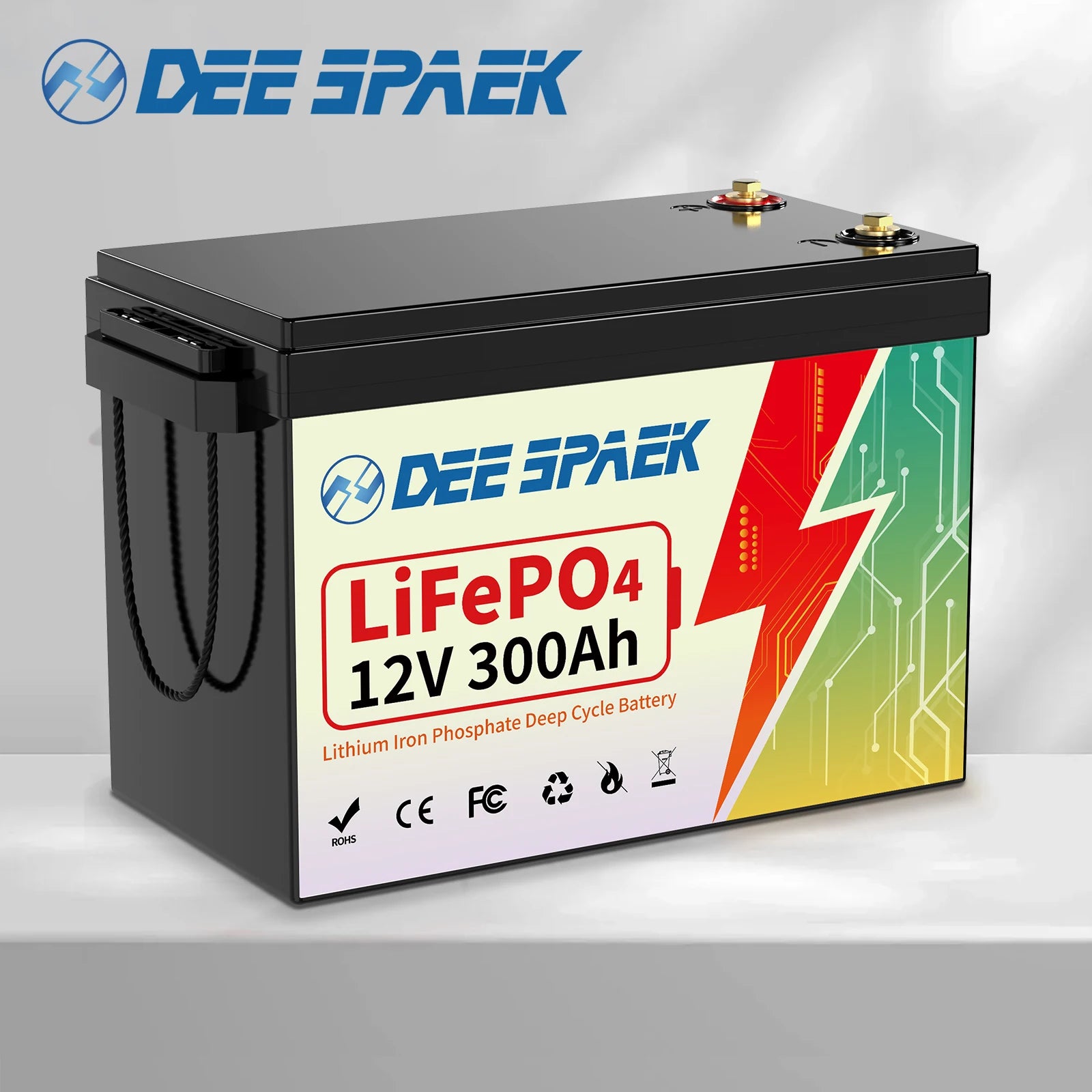 12V 300Ah LiFePo4 Lithium Battery With BMS 8000+ Cycles For RV Campers Off-Road Off-Grid 300Ah 12.8V LiFePO4 Battery Pack Stock