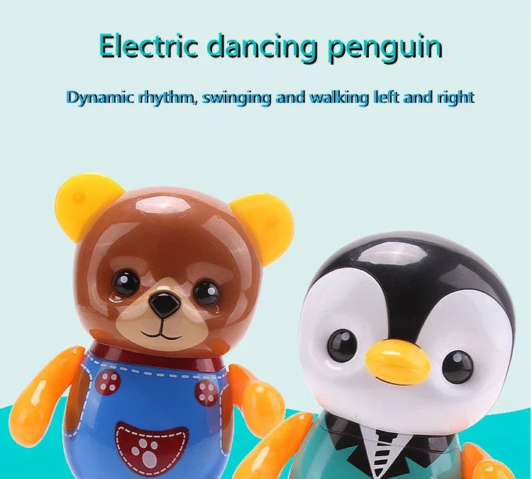 Music Penguin Electric Dancing Toy Robot Fun Educational Vocal Toy for All ages Boys Girls Interactive Learning and Playtime Fun