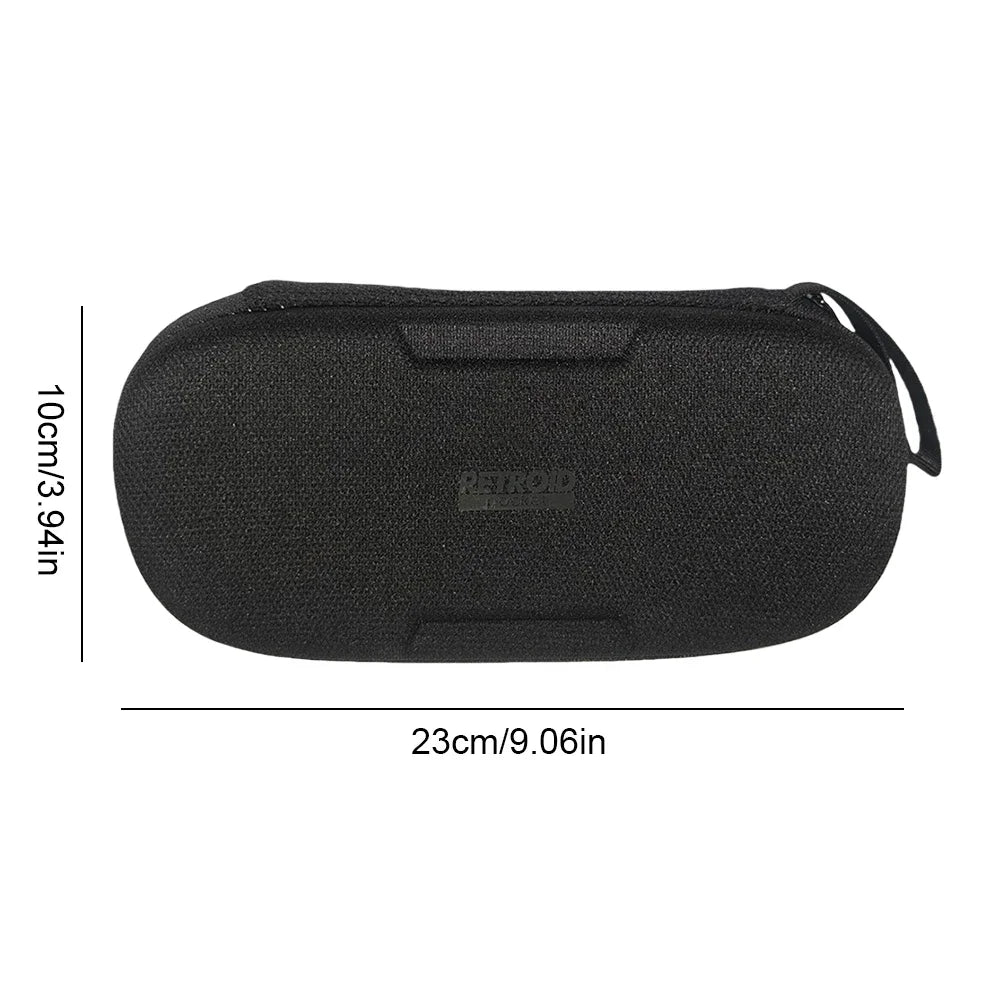 Protable Carrying Case Shockproof Travel Protective Case with Mesh Pocket Travel Carrying Bag for Retroid Pocket 5 Game Console