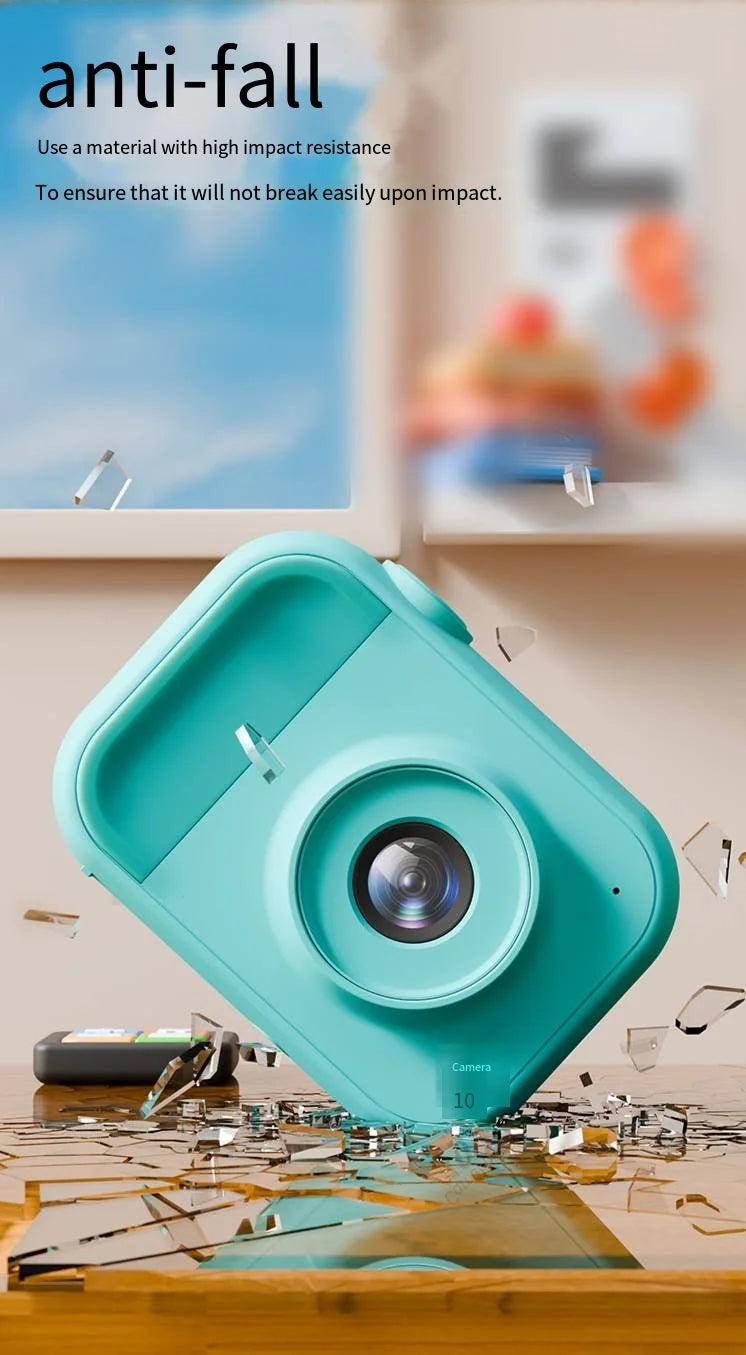 Waterproof children's camera HD digital photography video games Student travel Holiday gifts Toy mini camera