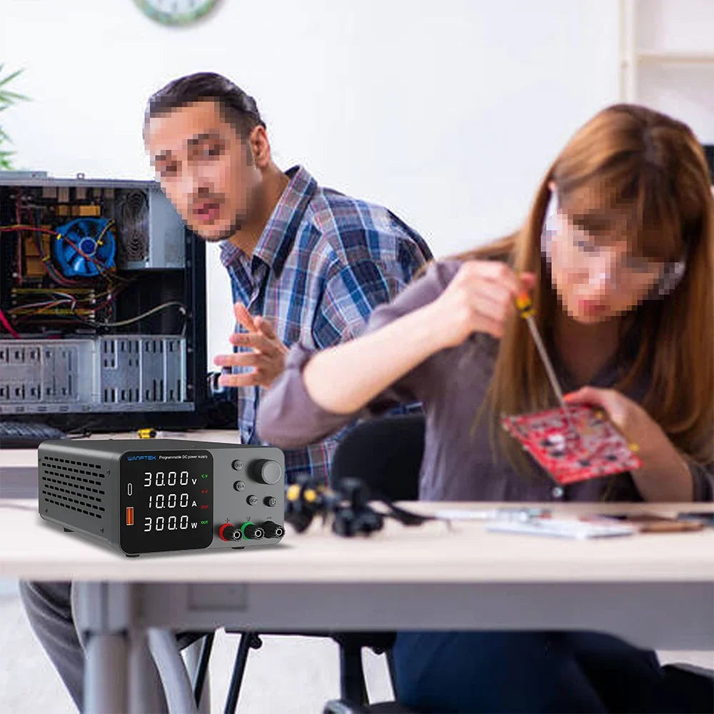 Wanptek Adjustable Lab DC power supply 30V 5A 10A 60V 5A Bench Power Source Stabilized Voltage USB power supply 120V 3A 160V 2A