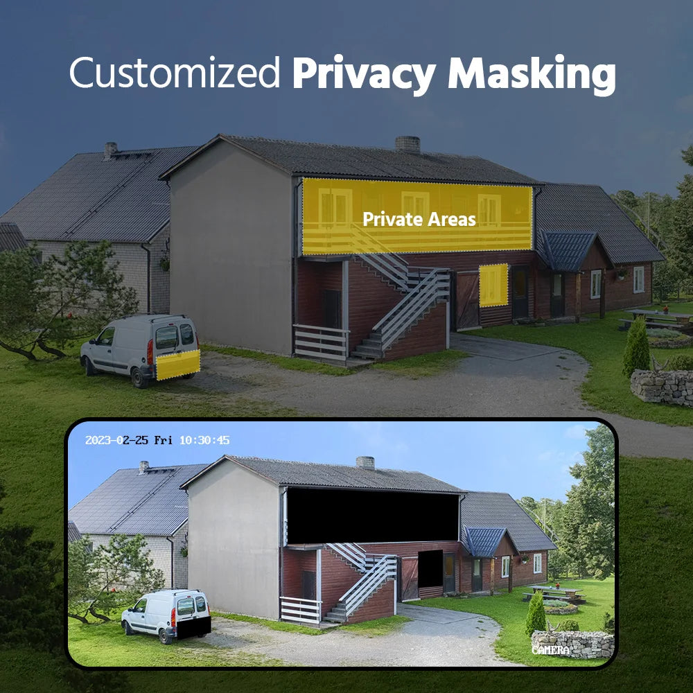 ANNKE 8CH 5MP Video Security System CCTV Kit DVR Audio Security  System Outdoor Color Night Vision Dual-Light Audio Camera