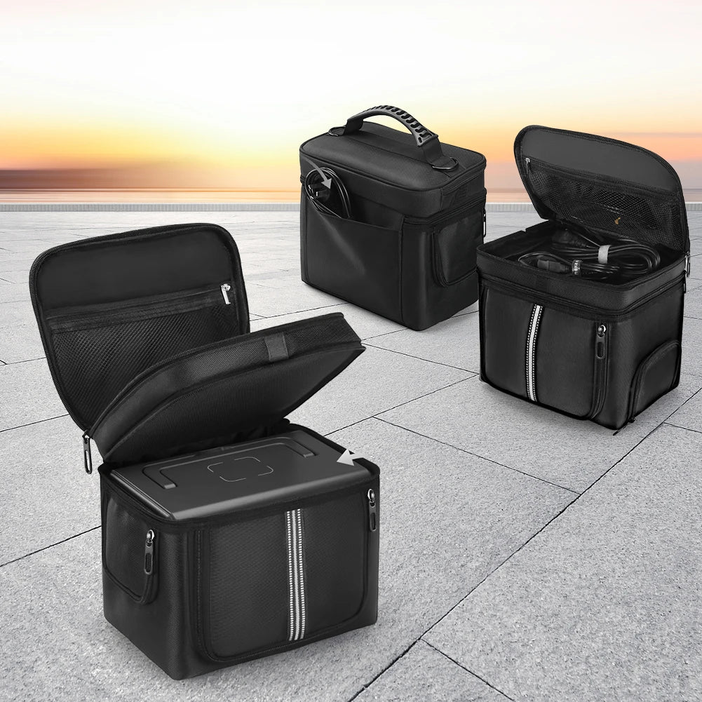 Portable Travel Case Waterproof Power Station Storage Case Protective Storage Bag for BLUETTI Solar Generator EB3A 268Wh LiFePO4